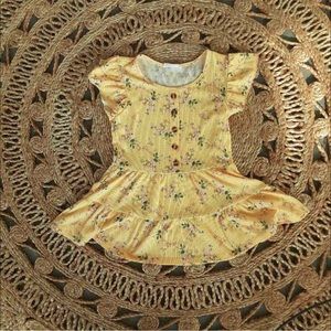 Beatees Cute floral yellow blouse